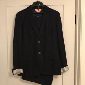 Navy blue J.crew pant suit